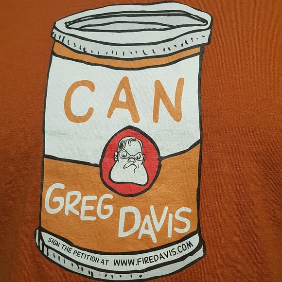 Can Greg Davis U.T College Rival Shirt - Picture 2 of 4